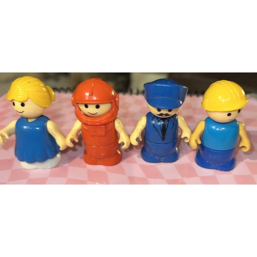 Playskool Lil' Playmates - Lot Of 10 Figures - Vintage - Free Shipping